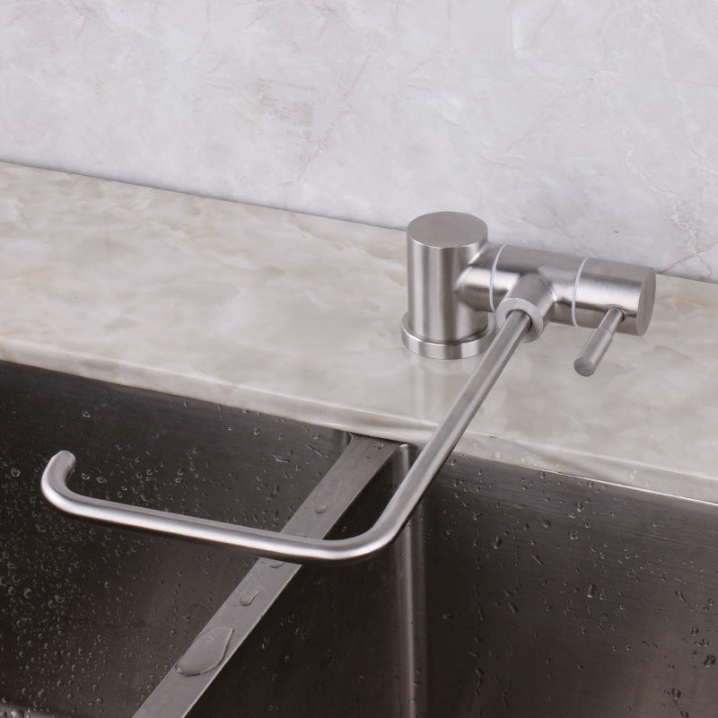 Modern Kitchen Faucet 1-Handle Bar Faucet without Soap Dispenser