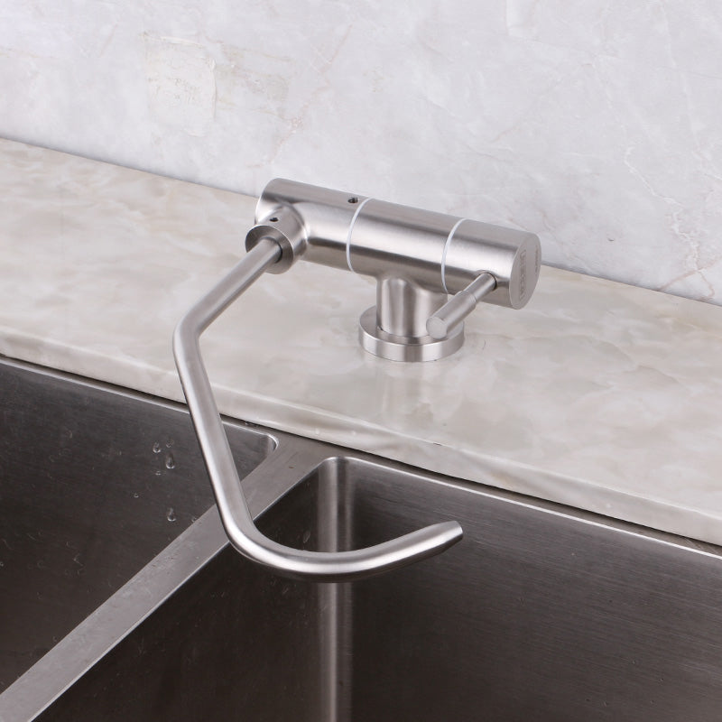 Modern Kitchen Faucet 1-Handle Bar Faucet without Soap Dispenser