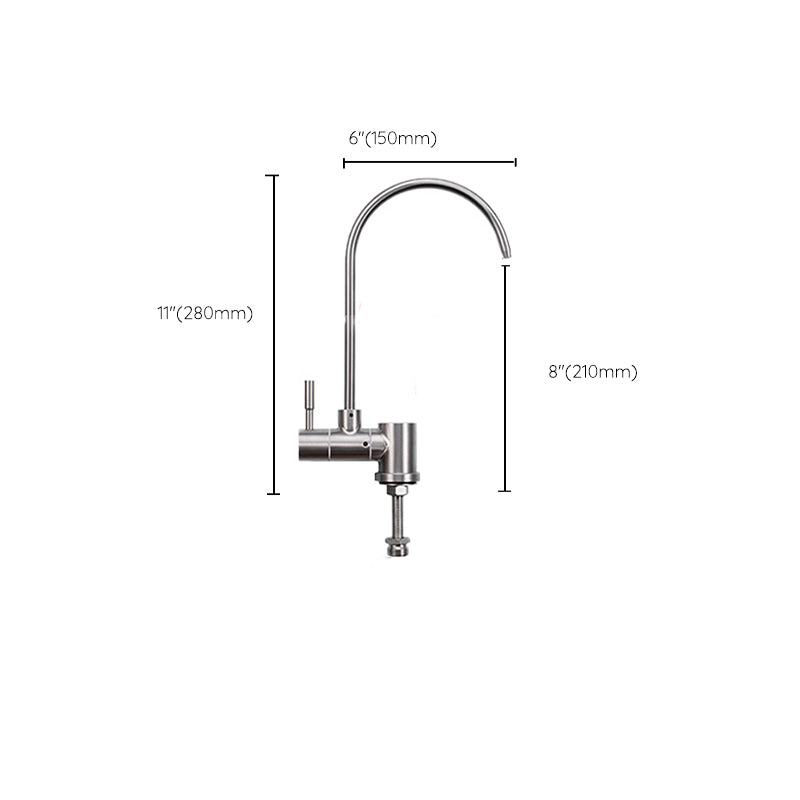 Modern Kitchen Faucet 1-Handle Bar Faucet without Soap Dispenser