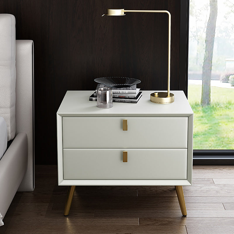 Solid Wood Bedside Cabinet Contemporary Night Table for Bedroom