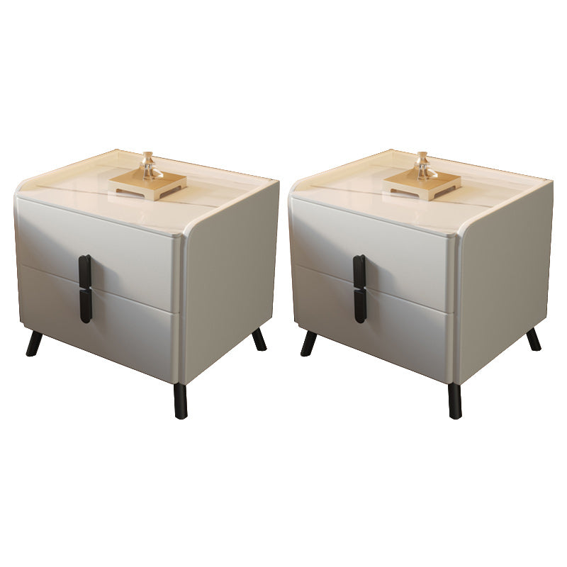 Contemporary Nightstand Drawer Storage Bedside Cabinet for Bedroom