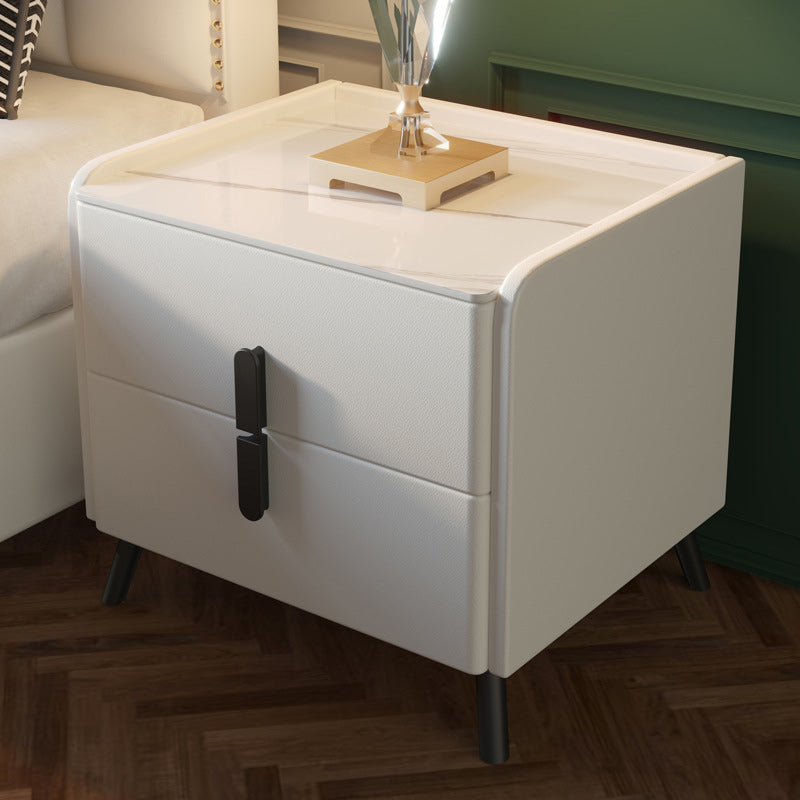 Contemporary Nightstand Drawer Storage Bedside Cabinet for Bedroom