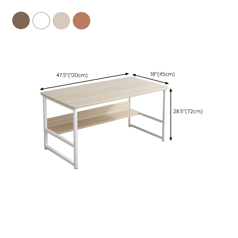 Modern Office Desk Manufactured Wood Rectangle Computer Desk