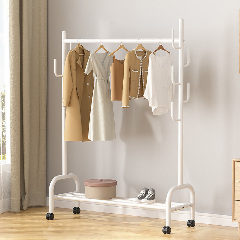 Modern Coat Rack Hanging Rail Storage Shelving and Hooks Coat Hanger