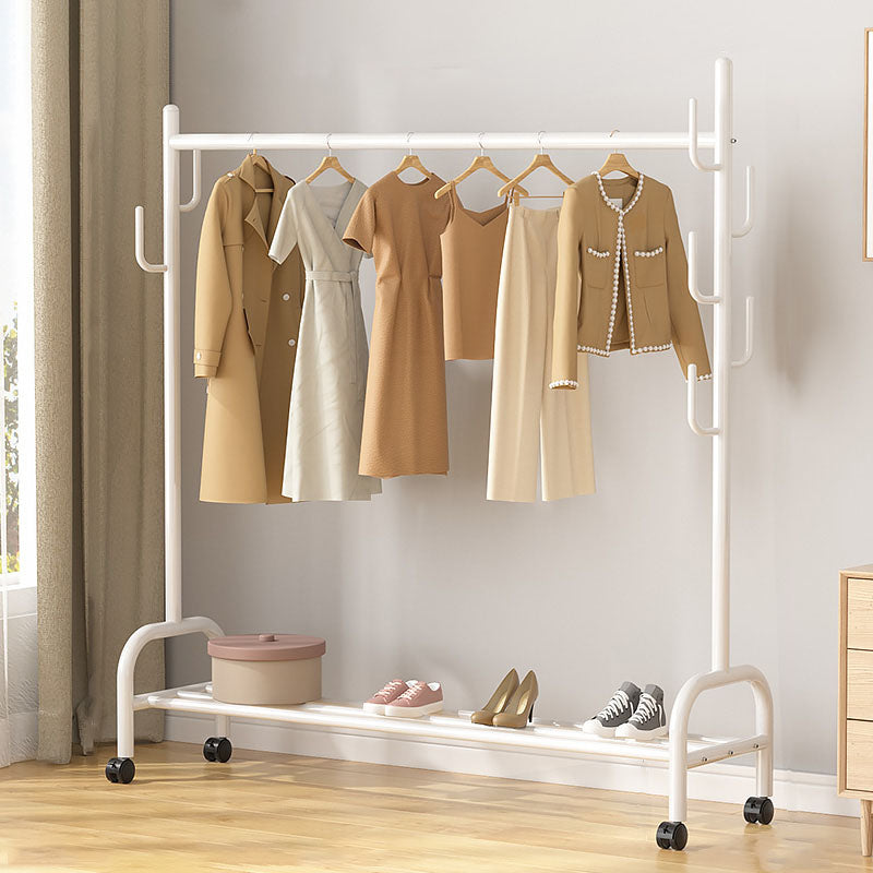 Modern Coat Rack Hanging Rail Storage Shelving and Hooks Coat Hanger