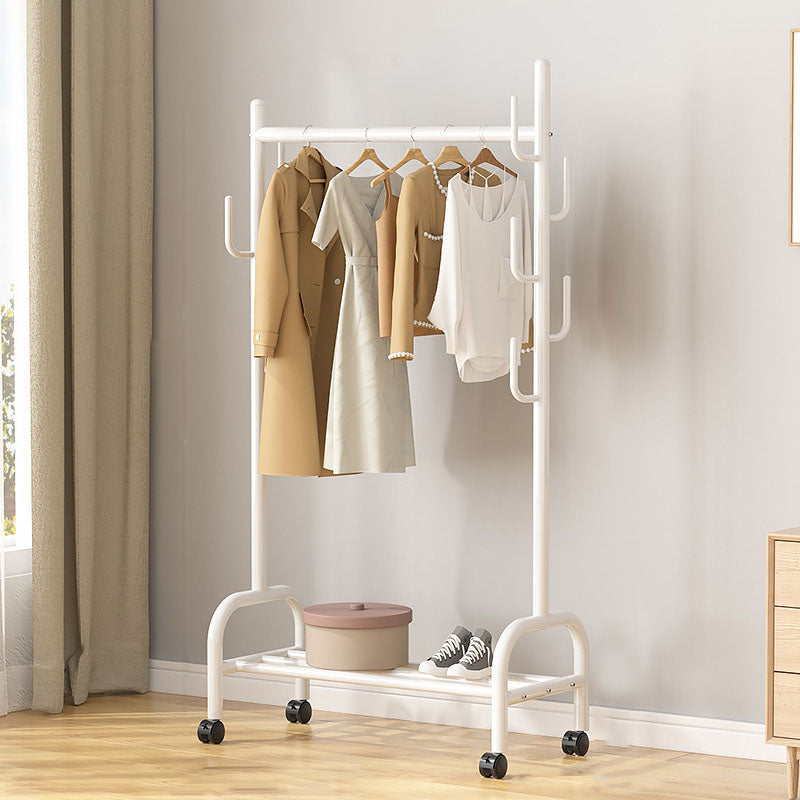 Modern Coat Rack Hanging Rail Storage Shelving and Hooks Coat Hanger