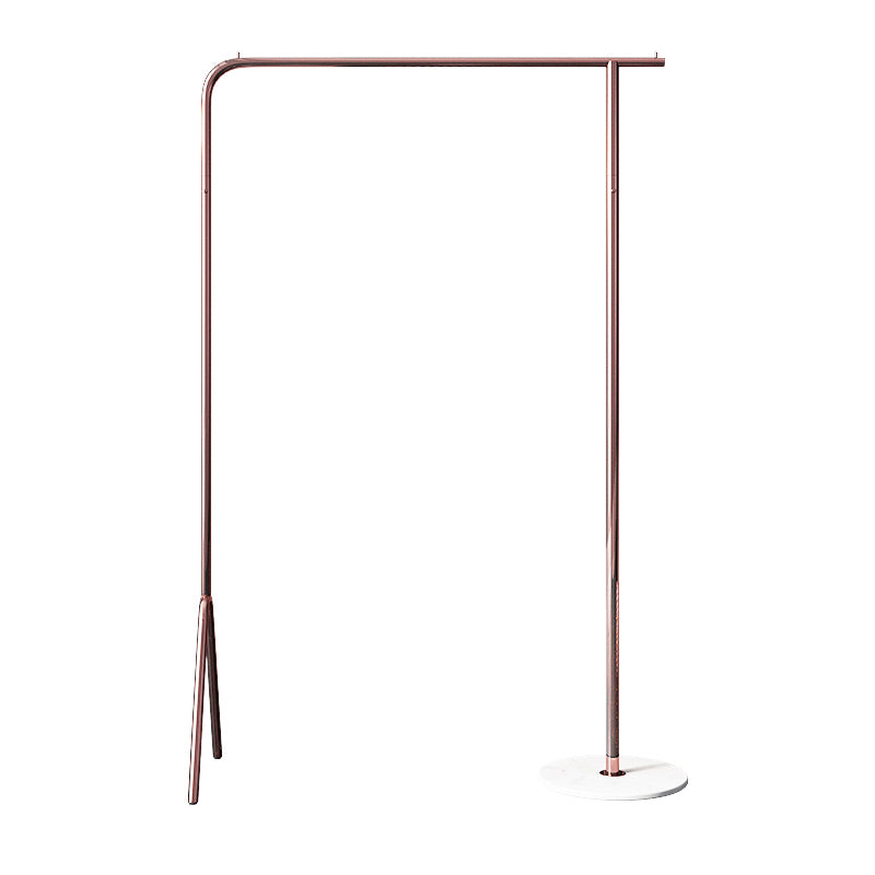 Contemporary Plain Clothes Hanger Free Standing Metal Coat Rack