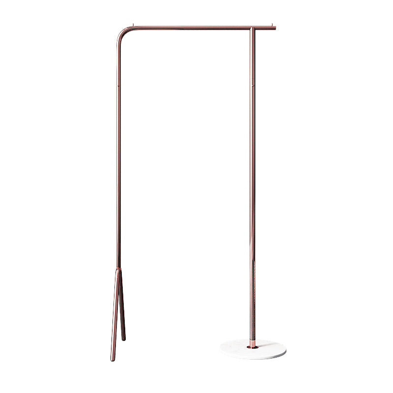 Contemporary Plain Clothes Hanger Free Standing Metal Coat Rack