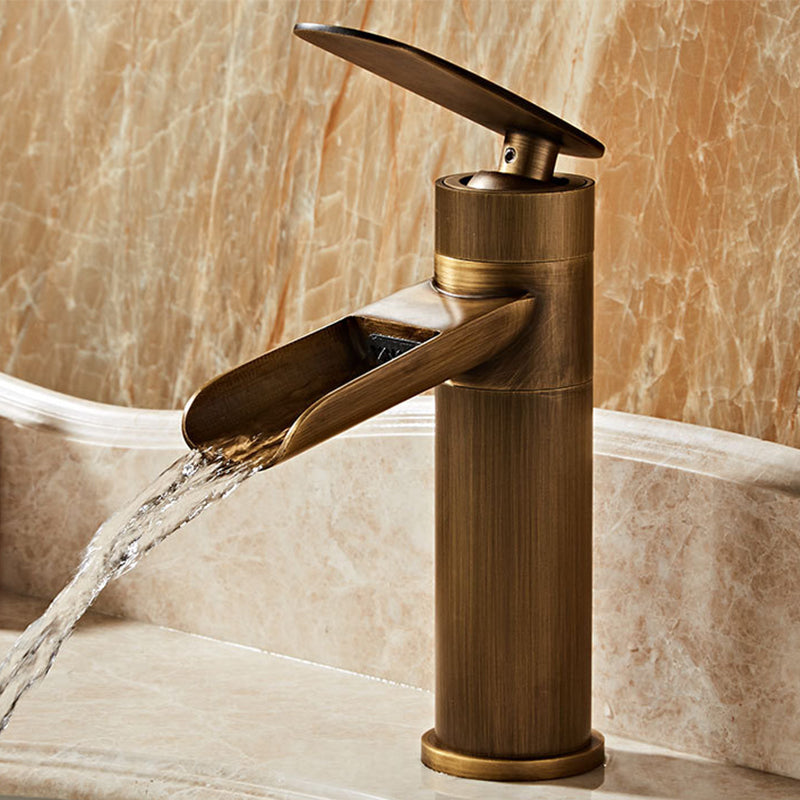 Farmhouse Style Faucet Single Lever Handle Faucet for Bathroom