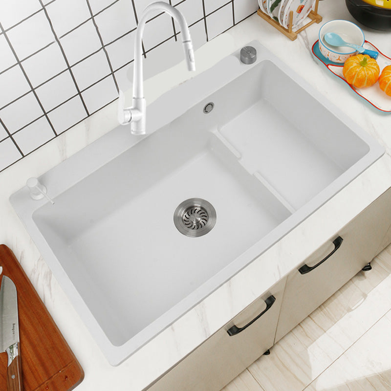 Modern Style Kitchen Sink Granite Kitchen Sink with Drain Assembly