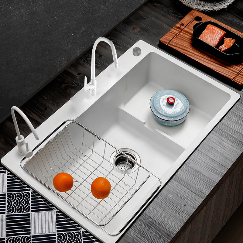 Modern Style Kitchen Sink Granite Kitchen Sink with Drain Assembly