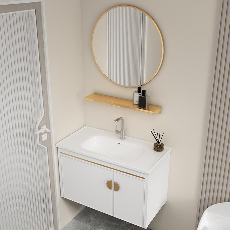 Gorgeous Sink Cabinet Free-standing Standard Space Saver Vanity with Mirror