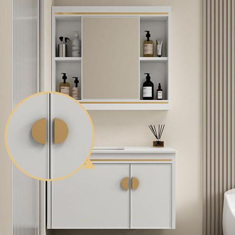 Gorgeous Sink Cabinet Free-standing Standard Space Saver Vanity with Mirror