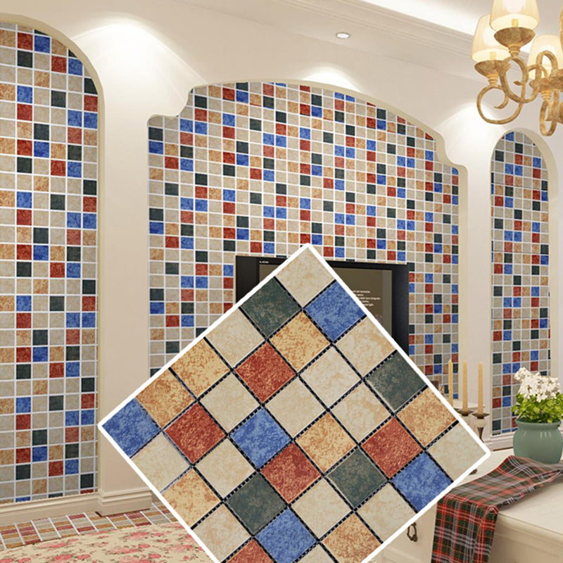 Grid Mosaic Sheet Wall & Floor Tile Mixed Material Outdoor Wall Tile