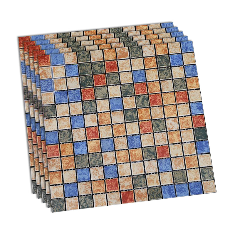 Grid Mosaic Sheet Wall & Floor Tile Mixed Material Outdoor Wall Tile