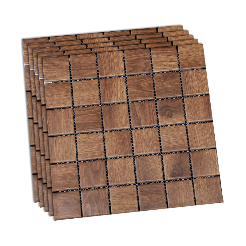 Grid Mosaic Sheet Wall & Floor Tile Mixed Material Outdoor Wall Tile