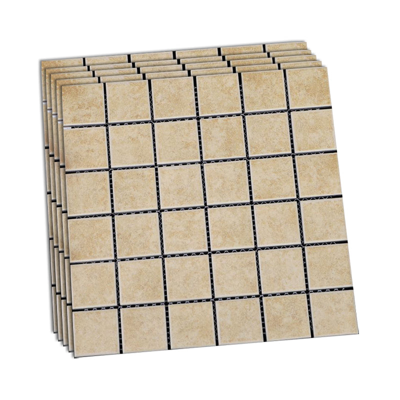 Grid Mosaic Sheet Wall & Floor Tile Mixed Material Outdoor Wall Tile