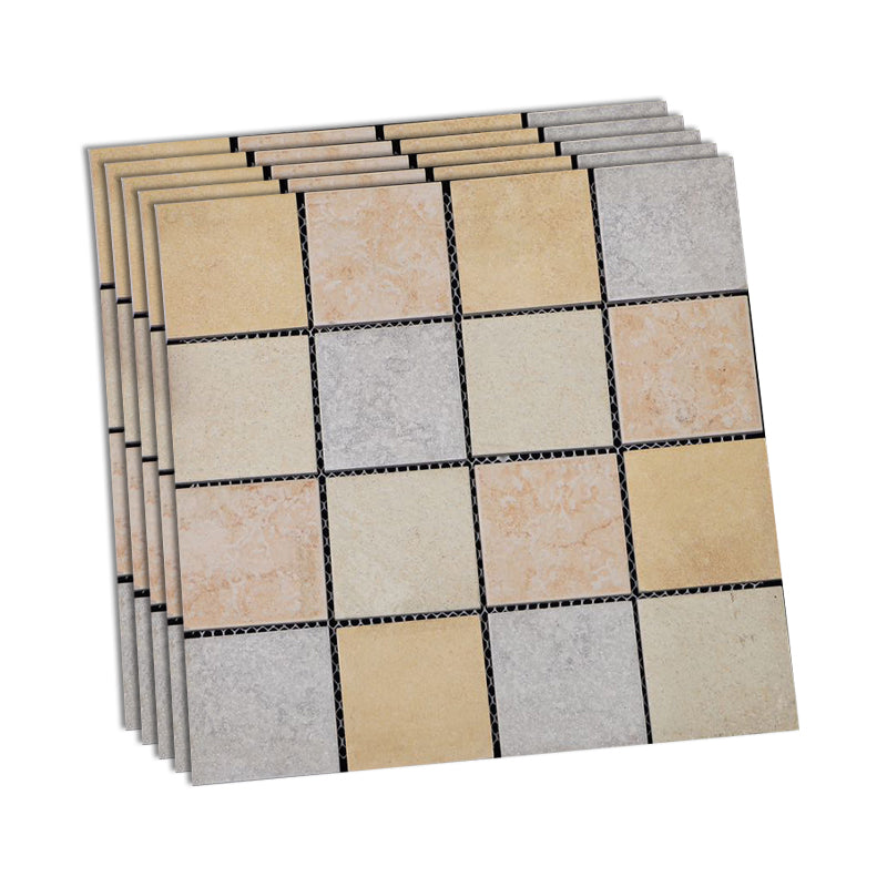 Grid Mosaic Sheet Wall & Floor Tile Mixed Material Outdoor Wall Tile