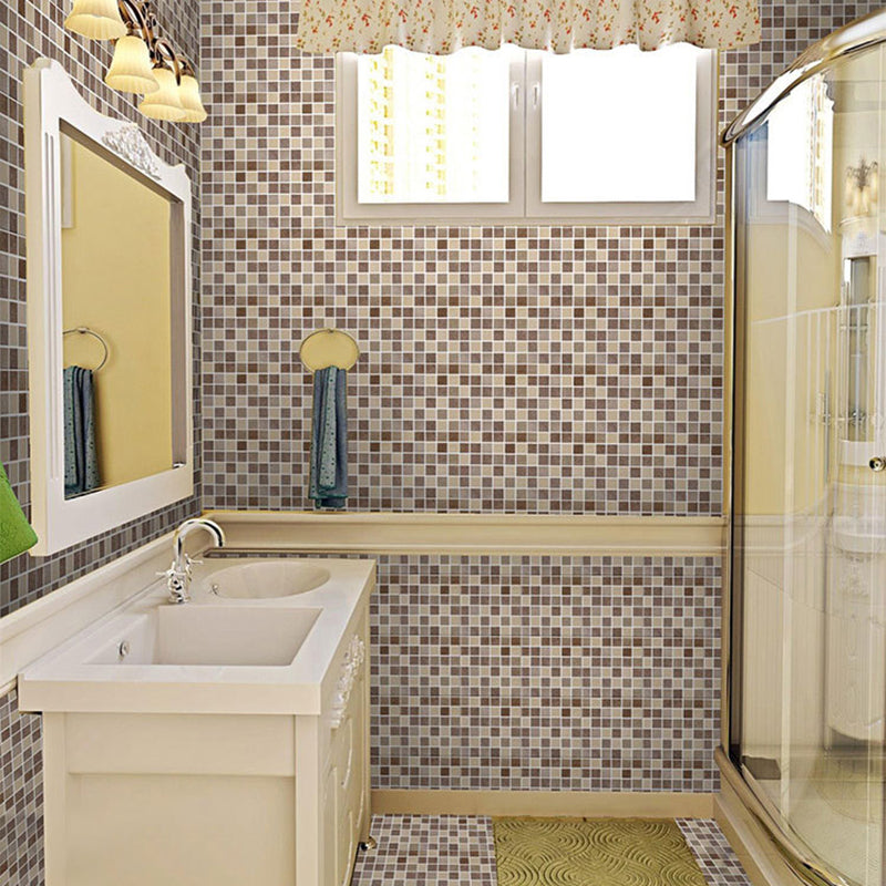 Grid Mosaic Sheet Wall & Floor Tile Mixed Material Outdoor Wall Tile