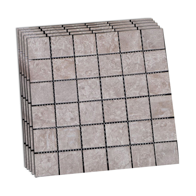 Grid Mosaic Sheet Wall & Floor Tile Mixed Material Outdoor Wall Tile