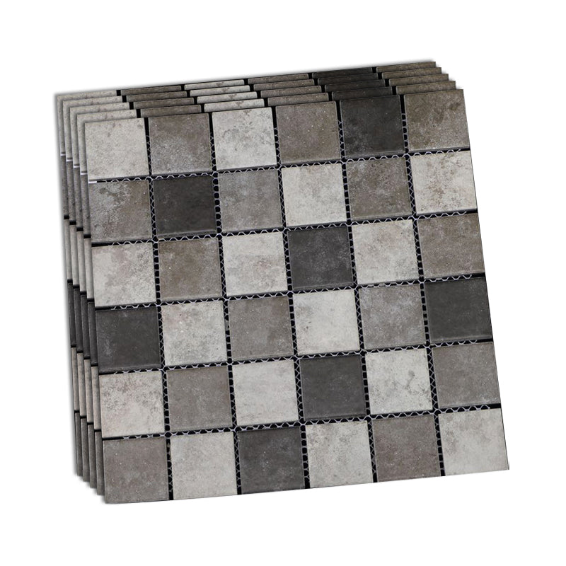 Grid Mosaic Sheet Wall & Floor Tile Mixed Material Outdoor Wall Tile