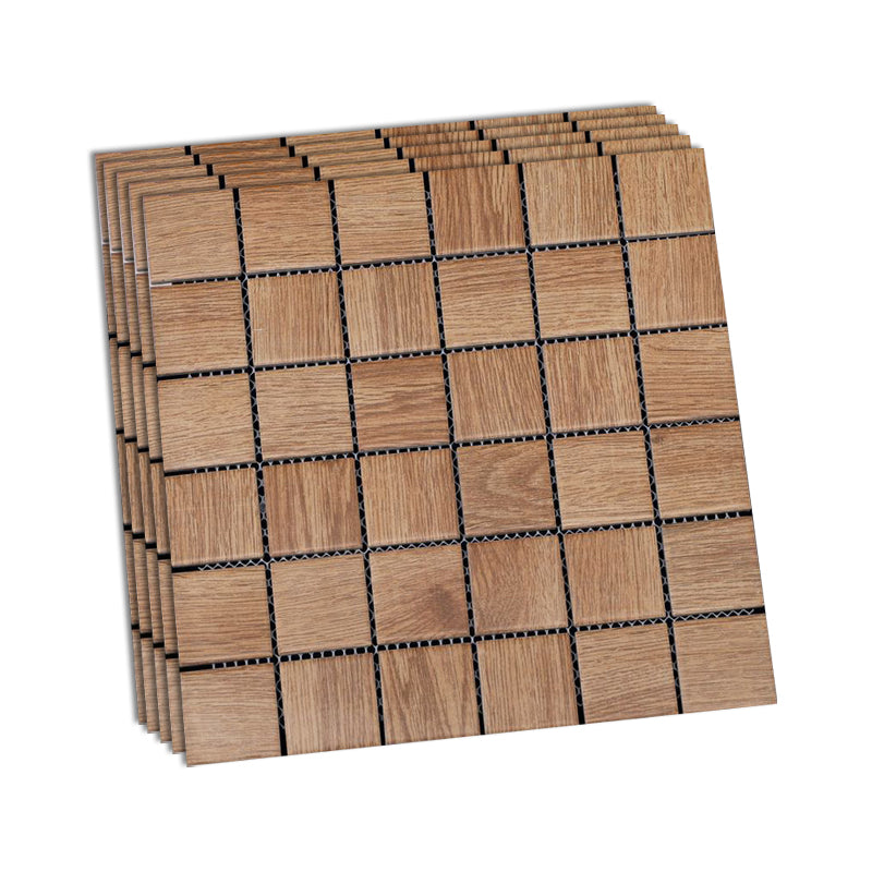 Grid Mosaic Sheet Wall & Floor Tile Mixed Material Outdoor Wall Tile