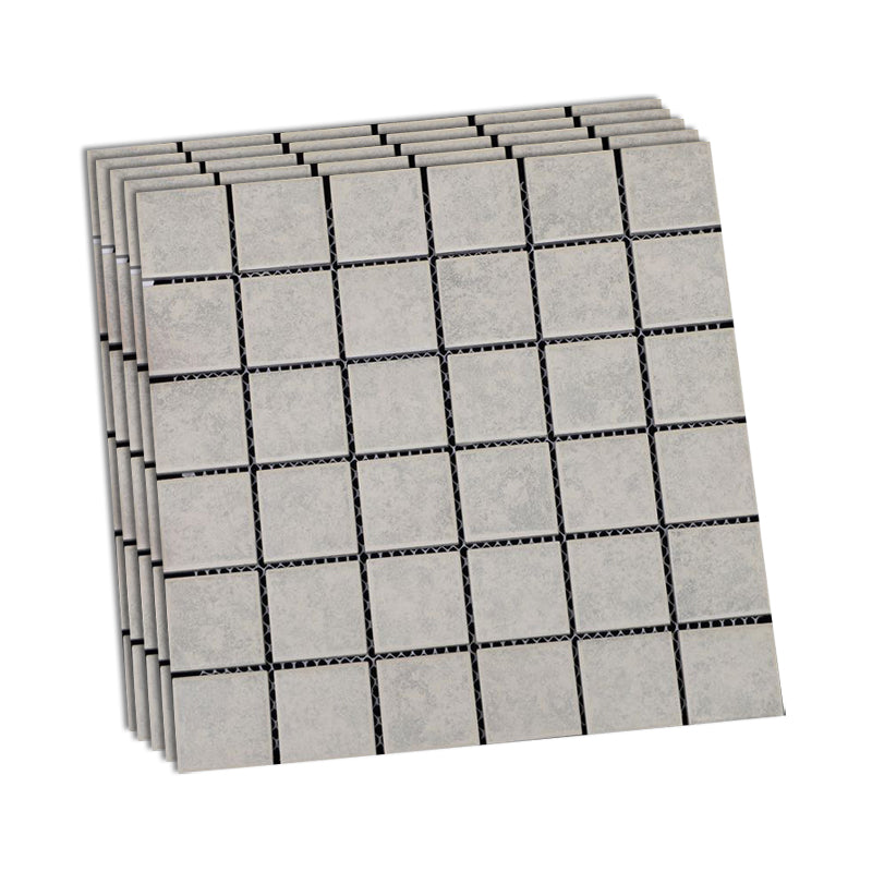 Grid Mosaic Sheet Wall & Floor Tile Mixed Material Outdoor Wall Tile