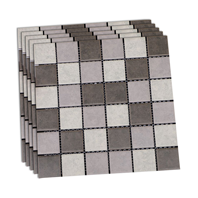 Grid Mosaic Sheet Wall & Floor Tile Mixed Material Outdoor Wall Tile