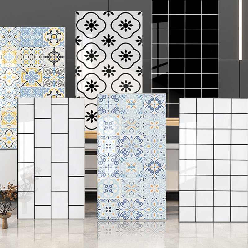 Modern Kitchen Backsplash Wallpaper Printed Peel and Stick Backsplash Tiles