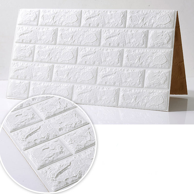 Modern Wall Panel PVC 3D Embossed Self-Adhesive Waterproof Wall Access Panel