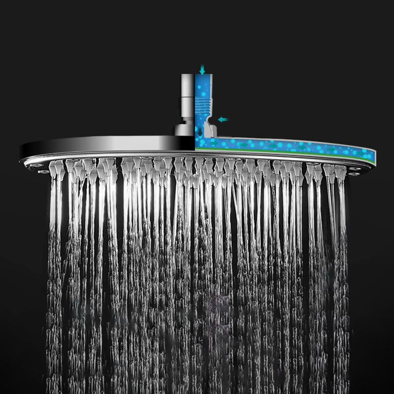 Contemporary Style Shower Head Bathroom Fixed Shower Head with Round and Square Shape