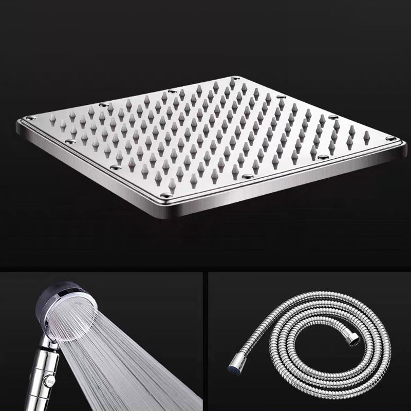 Contemporary Style Shower Head Bathroom Fixed Shower Head with Round and Square Shape