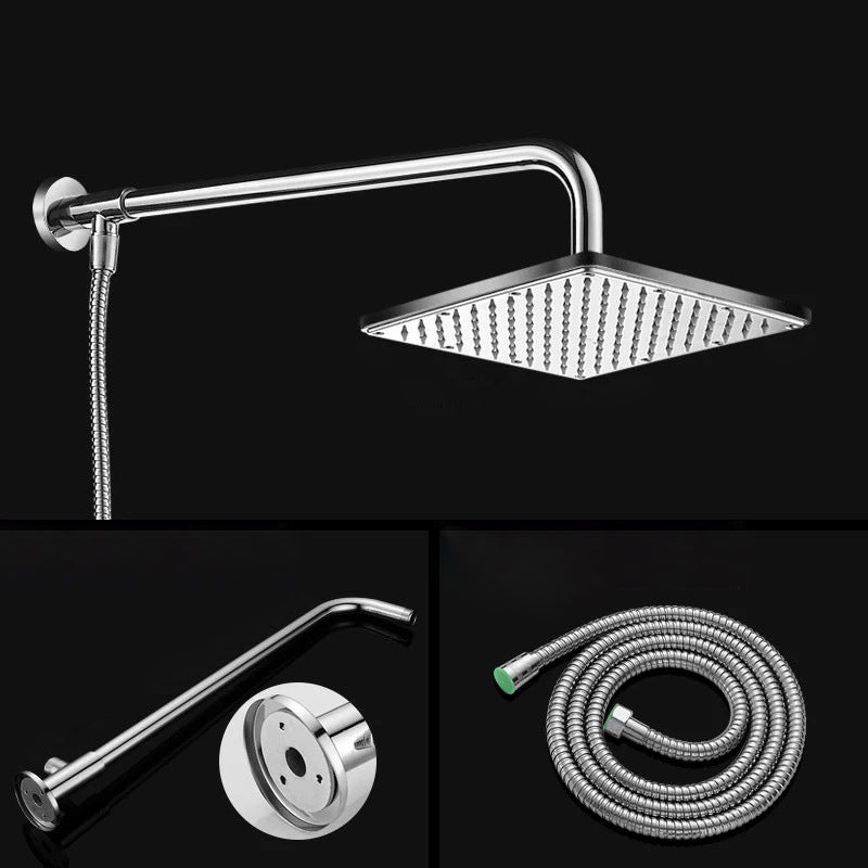 Contemporary Style Shower Head Bathroom Fixed Shower Head with Round and Square Shape