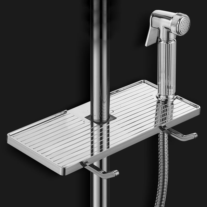 Contemporary Style Shower Head Bathroom Fixed Shower Head with Round and Square Shape