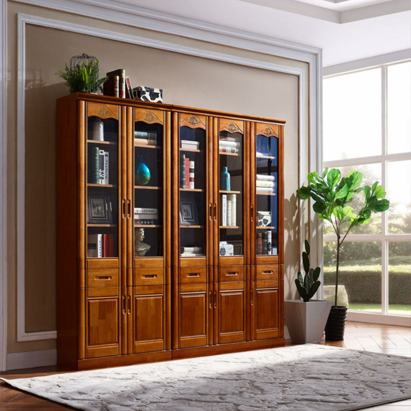 Traditional File Cabinet Wooden Vertical File Cabinet with Shelves