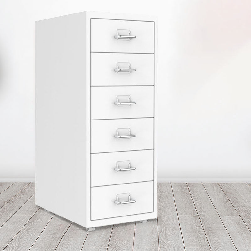 Contemporary File Cabinets Steel Frame File Pedestal with Key Lock