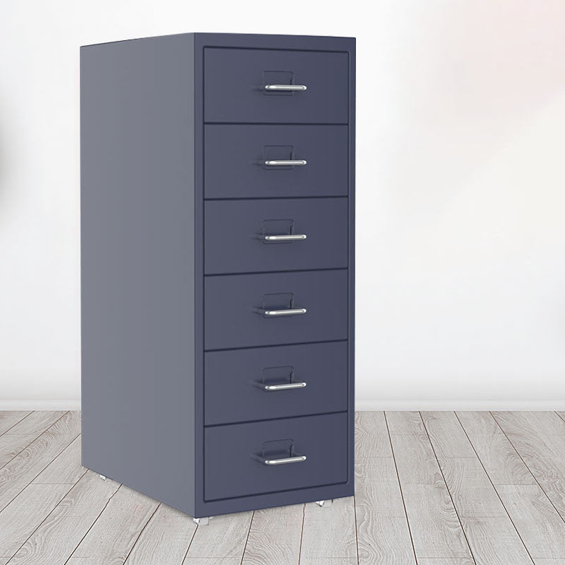 Contemporary File Cabinets Steel Frame File Pedestal with Key Lock