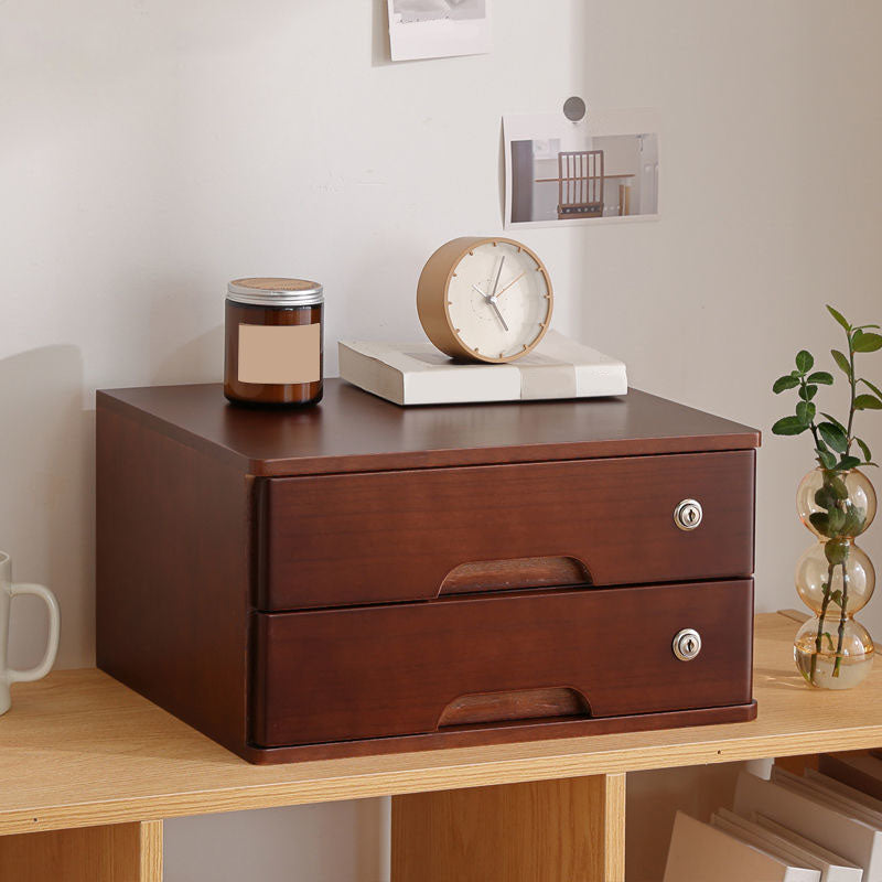 Industrial Cabinet Solid Wood Locking Drawers Filing Cabinet