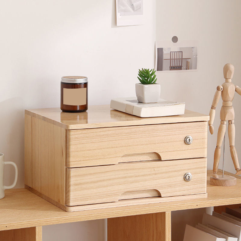 Industrial Cabinet Solid Wood Locking Drawers Filing Cabinet