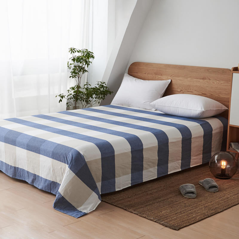 Breathable Bed Sheet Soft Cotton Fade Resistant Bed Sheet Set