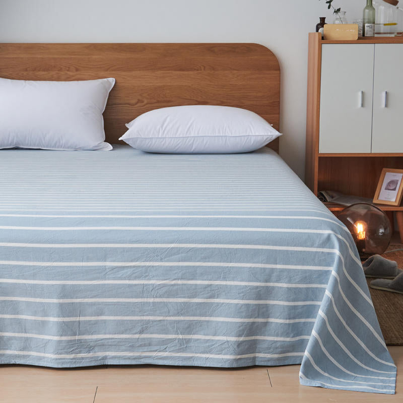 Breathable Bed Sheet Soft Cotton Fade Resistant Bed Sheet Set