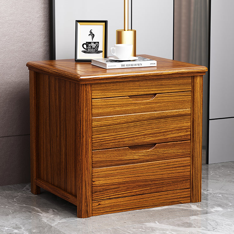 Modern Accent Table Nightstand Solid Wood Nightstand for Bedroom