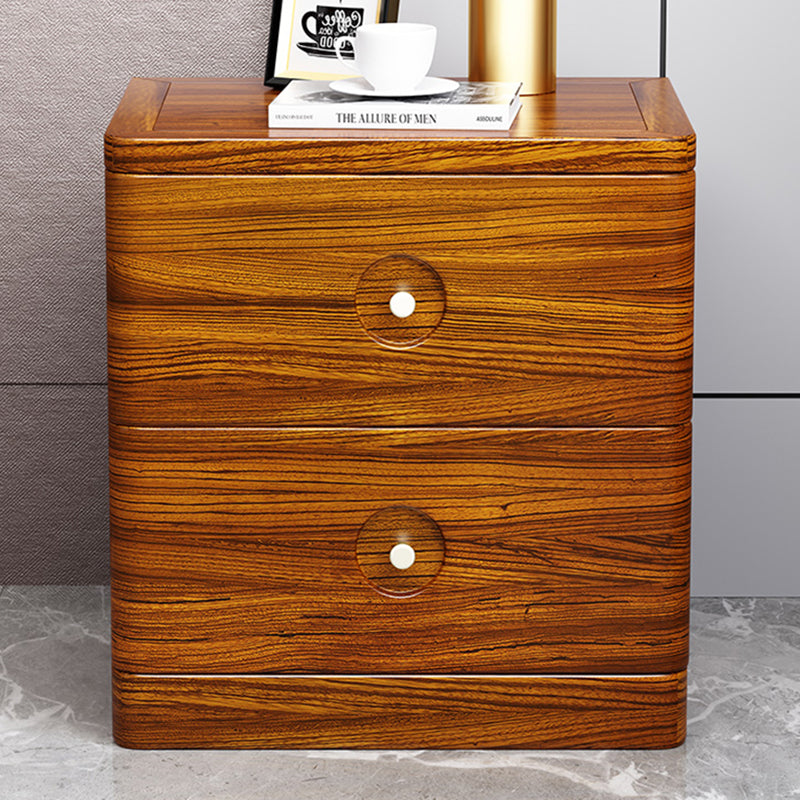 Modern Accent Table Nightstand Solid Wood Nightstand for Bedroom