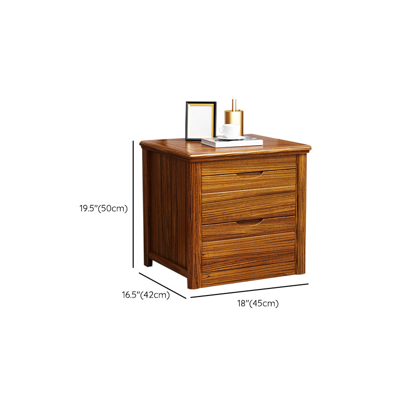 Modern Accent Table Nightstand Solid Wood Nightstand for Bedroom