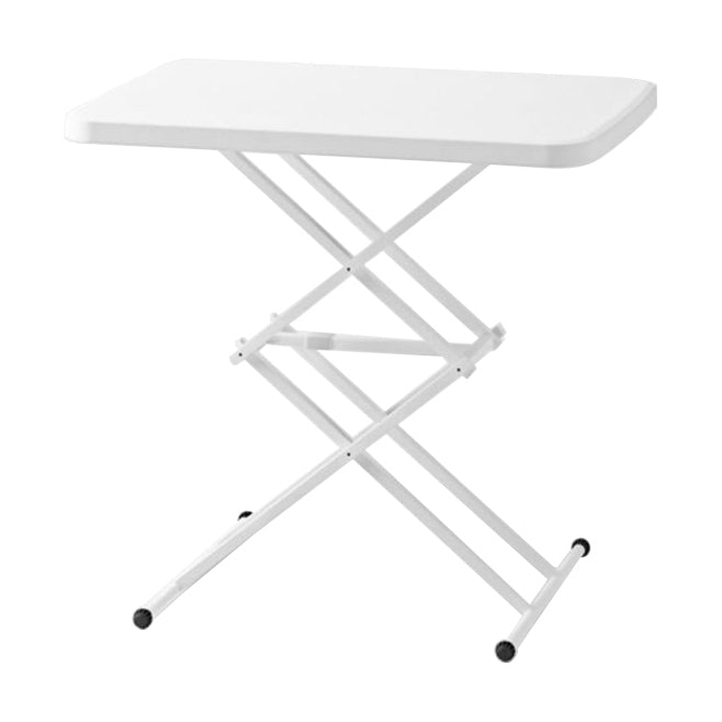 Contemporary Office Desk Rectangular Writing Desk with White Legs