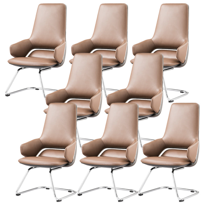 Modern Leather Managers Chair No Arm Executive Chair for Office