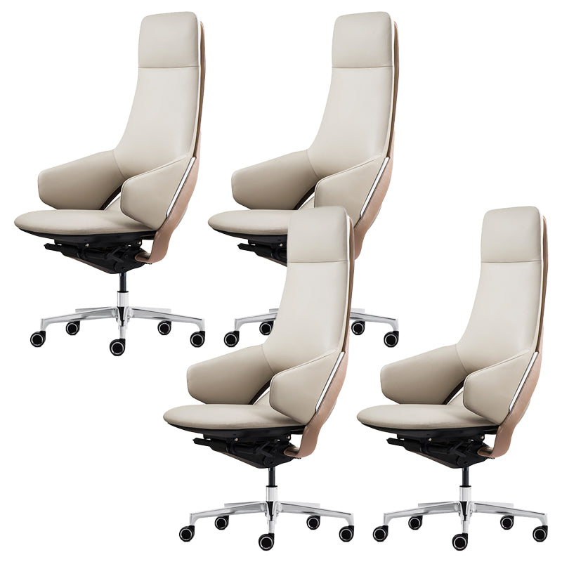 Modern Leather Managers Chair No Arm Executive Chair for Office