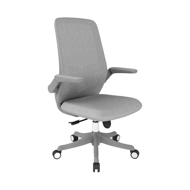 Modern Office Chair Tilt Mechanism Padded Arms Desk Chair with Wheels