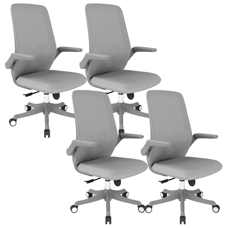 Modern Office Chair Tilt Mechanism Padded Arms Desk Chair with Wheels