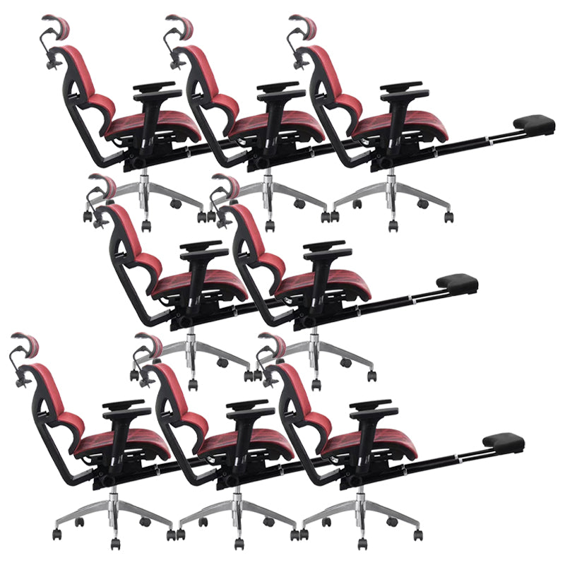 Modern Desk Chair Mesh Computer Chair High-Back Adjustable Chair with Wheels